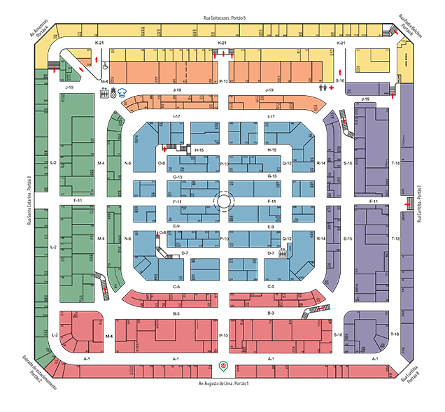 Mapa interativo de lojas